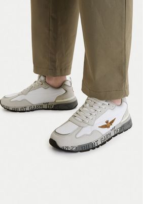 Buty sportowe męskie na wiosnę Aeronautica Militare ze sklepu: MODIVO w kategorii: Buty sportowe męskie - zdjęcie WP-EBWP-BKLVO-LN0_0000306130043