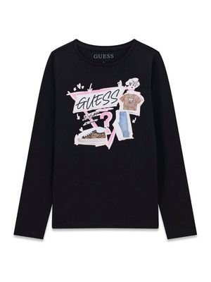 Bluzka dziewczęca Guess Kids ze sklepu: MODIVO w kategorii: Bluzki dziewczęce - zdjęcie WP-EBWP-BKLVO-LN0_0000306140905