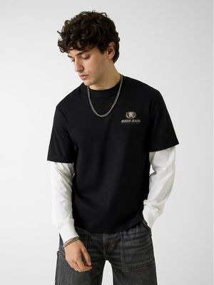 Guess - T-shirt męski na wiosnę ze sklepu: MODIVO w kategorii: T-shirty męskie - zdjęcie WP-EBWP-BKLVO-LN0_0000306142572