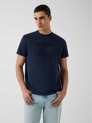 T-shirt męski w stylu młodzieżowym Guess ze sklepu: MODIVO w kategorii: T-shirty męskie - zdjęcie WP-EBWP-BKLVO-LN0_0000306142893