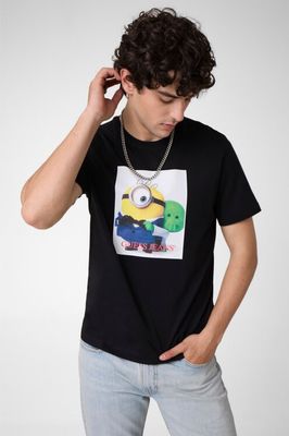 T-shirt męski młodzieżowy Guess ze sklepu: MODIVO w kategorii: T-shirty męskie - zdjęcie WP-EBWP-BKLVO-LN0_0000306143012