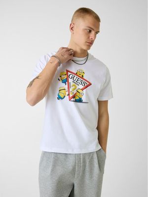 T-shirt męski w stylu młodzieżowym Guess Jeans ze sklepu: MODIVO w kategorii: T-shirty męskie - zdjęcie WP-EBWP-BKLVO-LN0_0000306143074