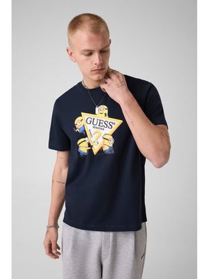 T-shirt męski młodzieżowy Guess Jeans ze sklepu: MODIVO w kategorii: T-shirty męskie - zdjęcie WP-EBWP-BKLVO-LN0_0000306143098