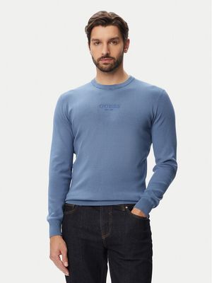 Guess - Sweter męski jesienny ze sklepu: MODIVO w kategorii: Swetry męskie - zdjęcie WP-EBWP-BKLVO-LN0_0000306145344