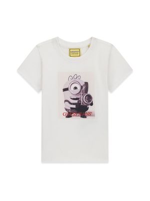 Bluzka dziewczęca na lato Guess Kids ze sklepu: MODIVO w kategorii: Bluzki dziewczęce - zdjęcie WP-EBWP-BKLVO-LN0_0000306145665