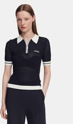 Bluzka damska casualowa Guess ze sklepu: MODIVO w kategorii: Bluzki damskie - zdjęcie WP-EBWP-BKLVO-LN0_0000306147546