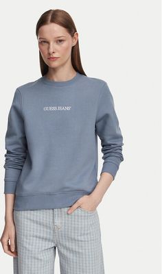 Bluza damska na jesień Guess ze sklepu: MODIVO w kategorii: Bluzy damskie - zdjęcie WP-EBWP-BKLVO-LN0_0000306148949