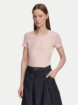 Bluzka damska Guess ze sklepu: MODIVO w kategorii: Bluzki damskie - zdjęcie WP-EBWP-BKLVO-LN0_0000306149465