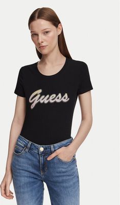 Guess - Bluzka damska na wiosnę ze sklepu: MODIVO w kategorii: Bluzki damskie - zdjęcie WP-EBWP-BKLVO-LN0_0000306149489