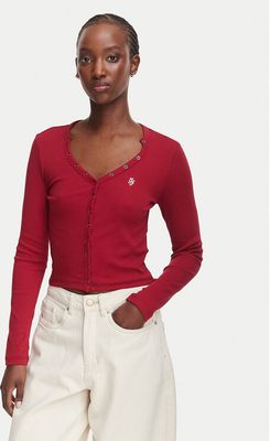 Bluzka damska jesienna casual Guess Jeans ze sklepu: MODIVO w kategorii: Bluzki damskie - zdjęcie WP-EBWP-BKLVO-LN0_0000306150294