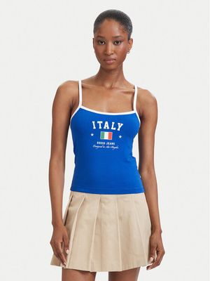 Guess Jeans - Bluzka damska w stylu młodzieżowym ze sklepu: MODIVO w kategorii: Bluzki damskie - zdjęcie WP-EBWP-BKLVO-LN0_0000306150416