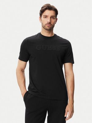 T-shirt męski na wiosnę młodzieżowy Guess ze sklepu: MODIVO w kategorii: T-shirty męskie - zdjęcie WP-EBWP-BKLVO-LN0_0000306151420