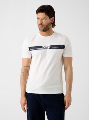 T-shirt męski na wiosnę Guess ze sklepu: MODIVO w kategorii: T-shirty męskie - zdjęcie WP-EBWP-BKLVO-LN0_0000306151567