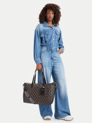 Shopper bag Guess ze sklepu: MODIVO w kategorii: Torby Shopper bag - zdjęcie WP-EBWP-BKLVO-LN0_0000306158962