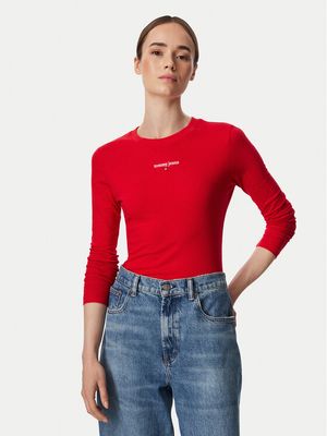 Bluzka damska Tommy Jeans ze sklepu: MODIVO w kategorii: Bluzki damskie - zdjęcie WP-EBWP-BKLVO-LN0_0000306168039