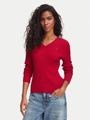 Sweter damski Tommy Hilfiger ze sklepu: MODIVO w kategorii: Swetry damskie - zdjęcie WP-EBWP-BKLVO-LN0_0000306175983