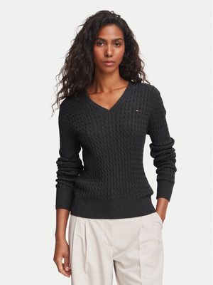 Sweter damski na zimę klasyczny Tommy Hilfiger ze sklepu: MODIVO w kategorii: Swetry damskie - zdjęcie WP-EBWP-BKLVO-LN0_0000306176003