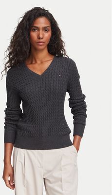 Sweter damski na zimę klasyczny Tommy Hilfiger ze sklepu: MODIVO w kategorii: Swetry damskie - zdjęcie WP-EBWP-BKLVO-LN0_0000306176003