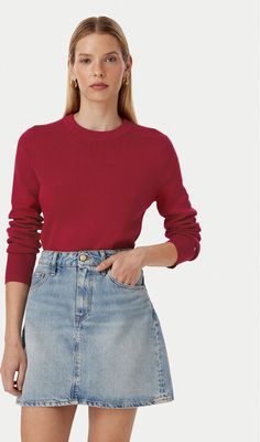Sweter damski Tommy Hilfiger ze sklepu: MODIVO w kategorii: Swetry damskie - zdjęcie WP-EBWP-BKLVO-LN0_0000306176249