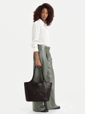 Shopper bag Calvin Klein ze sklepu: MODIVO w kategorii: Torby Shopper bag - zdjęcie WP-EBWP-BKLVO-LN0_0000306185098