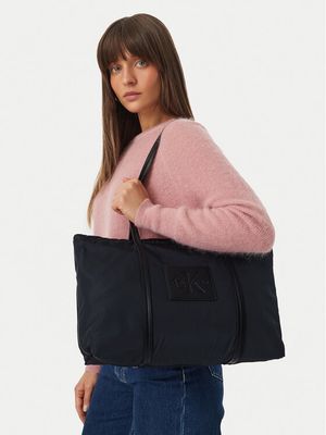 Shopper bag elegancka Calvin Klein ze sklepu: MODIVO w kategorii: Torby Shopper bag - zdjęcie WP-EBWP-BKLVO-LN0_0000306185272