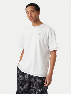 T-shirt męski na lato Reebok ze sklepu: MODIVO w kategorii: T-shirty męskie - zdjęcie WP-EBWP-BKLVO-LN0_0000306188303