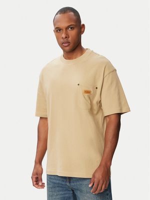 T-shirt męski klasyczny HUGO ze sklepu: MODIVO w kategorii: T-shirty męskie - zdjęcie WP-EBWP-BKLVO-LN0_0000306190597
