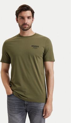 HUGO - T-shirt męski casual ze sklepu: MODIVO w kategorii: T-shirty męskie - zdjęcie WP-EBWP-BKLVO-LN0_0000306190818