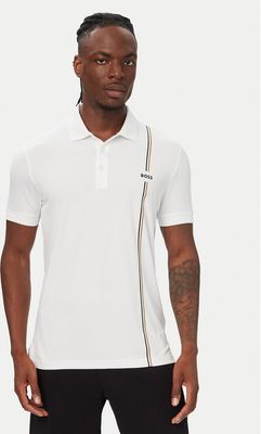 T-shirt męski w stylu klasycznym BOSS ze sklepu: MODIVO w kategorii: T-shirty męskie - zdjęcie WP-EBWP-BKLVO-LN0_0000306191648