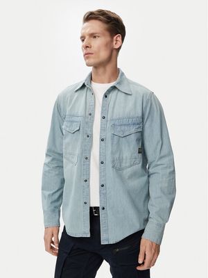 Koszula męska na wiosnę G-Star Raw ze sklepu: MODIVO w kategorii: Koszule męskie - zdjęcie WP-EBWP-BKLVO-LN0_0000306191853