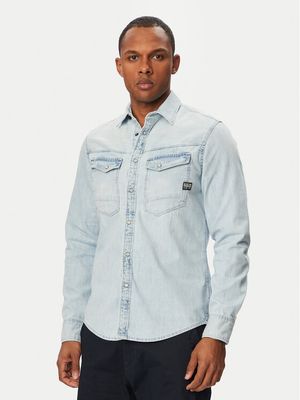 Koszula męska casual G-Star Raw ze sklepu: MODIVO w kategorii: Koszule męskie - zdjęcie WP-EBWP-BKLVO-LN0_0000306191907
