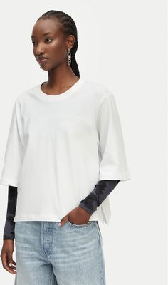 Bluzka damska G-Star Raw ze sklepu: MODIVO w kategorii: Bluzki damskie - zdjęcie WP-EBWP-BKLVO-LN0_0000306192355