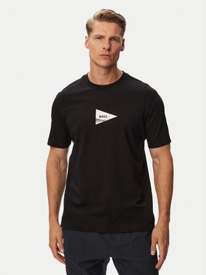 T-shirt męski klasyczny BOSS ze sklepu: MODIVO w kategorii: T-shirty męskie - zdjęcie WP-EBWP-BKLVO-LN0_0000306192652