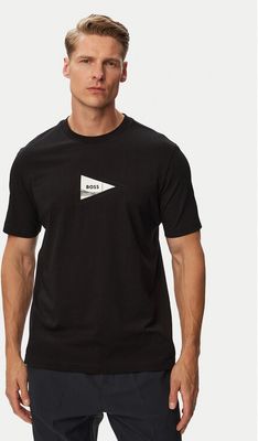 T-shirt męski klasyczny BOSS ze sklepu: MODIVO w kategorii: T-shirty męskie - zdjęcie WP-EBWP-BKLVO-LN0_0000306192652