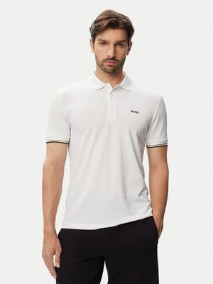 T-shirt męski casual BOSS ze sklepu: MODIVO w kategorii: T-shirty męskie - zdjęcie WP-EBWP-BKLVO-LN0_0000306192706