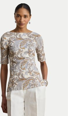 Bluzka damska casual LAUREN RALPH LAUREN ze sklepu: MODIVO w kategorii: Bluzki damskie - zdjęcie WP-EBWP-BKLVO-LN0_0000306203310