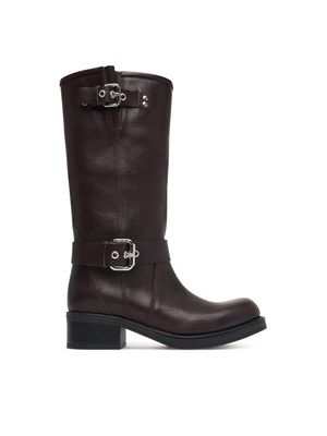 Kozaki damskie casual Weekend Max Mara ze sklepu: MODIVO w kategorii: Kozaki damskie - zdjęcie WP-EBWP-BKLVO-LN0_0000306273634