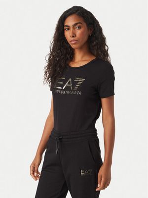 Bluzka damska na lato EA7 Emporio Armani ze sklepu: MODIVO w kategorii: Bluzki damskie - zdjęcie WP-EBWP-BKLVO-LN0_0000306274655