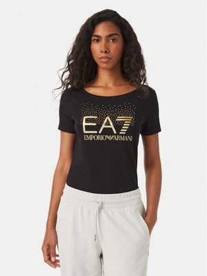 Bluzka damska na lato EA7 Emporio Armani ze sklepu: MODIVO w kategorii: Bluzki damskie - zdjęcie WP-EBWP-BKLVO-LN0_0000306274754