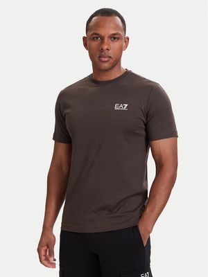 T-shirt męski na jesień EA7 Emporio Armani ze sklepu: MODIVO w kategorii: T-shirty męskie - zdjęcie WP-EBWP-BKLVO-LN0_0000306279155