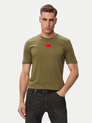 T-shirt męski casual HUGO ze sklepu: MODIVO w kategorii: T-shirty męskie - zdjęcie WP-EBWP-BKLVO-LN0_0000306292499