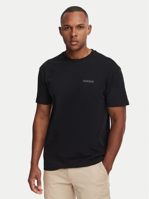 T-shirt męski na lato Napapijri ze sklepu: MODIVO w kategorii: T-shirty męskie - zdjęcie WP-EBWP-BKLVO-LN0_0000306325210