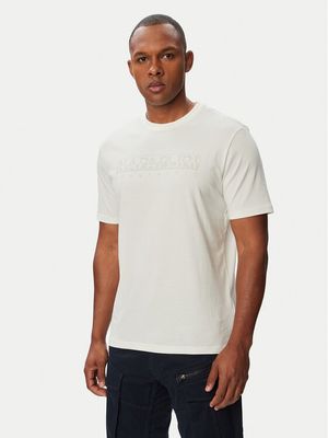 T-shirt męski na lato Napapijri ze sklepu: MODIVO w kategorii: T-shirty męskie - zdjęcie WP-EBWP-BKLVO-LN0_0000306325562