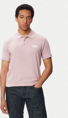 T-shirt męski casual Karl Lagerfeld ze sklepu: MODIVO w kategorii: T-shirty męskie - zdjęcie WP-EBWP-BKLVO-LN0_0000306334199