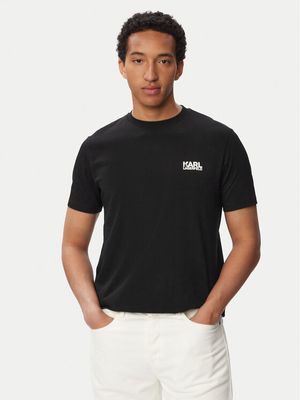 T-shirt męski Karl Lagerfeld ze sklepu: MODIVO w kategorii: T-shirty męskie - zdjęcie WP-EBWP-BKLVO-LN0_0000306334281
