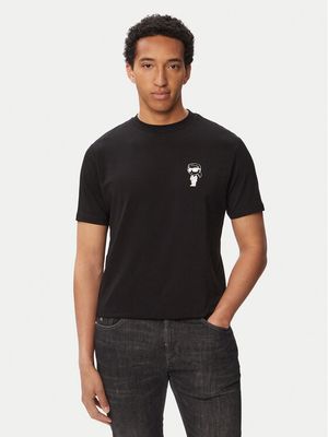 T-shirt męski casual Karl Lagerfeld ze sklepu: MODIVO w kategorii: T-shirty męskie - zdjęcie WP-EBWP-BKLVO-LN0_0000306334298