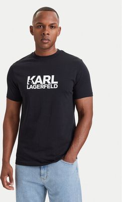 Karl Lagerfeld - T-shirt męski na wiosnę ze sklepu: MODIVO w kategorii: T-shirty męskie - zdjęcie WP-EBWP-BKLVO-LN0_0000306336506