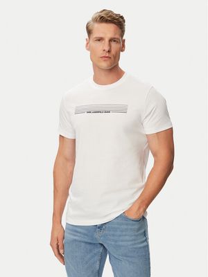 T-shirt męski Karl Lagerfeld Jeans ze sklepu: MODIVO w kategorii: T-shirty męskie - zdjęcie WP-EBWP-BKLVO-LN0_0000306338456