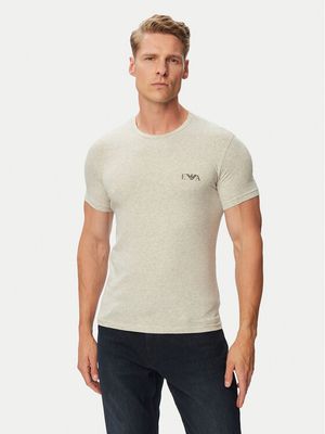 T-shirt męski casual Emporio Armani Underwear ze sklepu: MODIVO w kategorii: T-shirty męskie - zdjęcie WP-EBWP-BKLVO-LN0_0000306351035