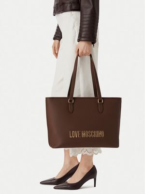Love Moschino - Shopper bag ze sklepu: MODIVO w kategorii: Torby Shopper bag - zdjęcie WP-EBWP-BKLVO-LN0_0000306356276
